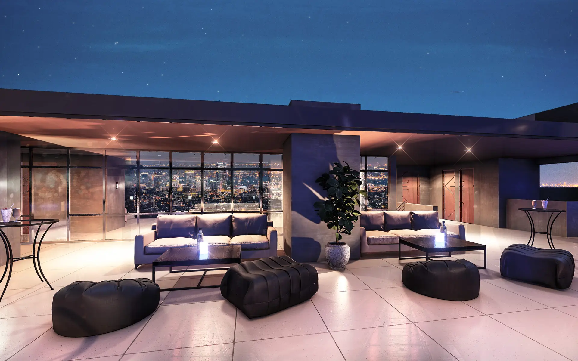 Perfect for lounging and getting fresh air at the open roof deck plan.