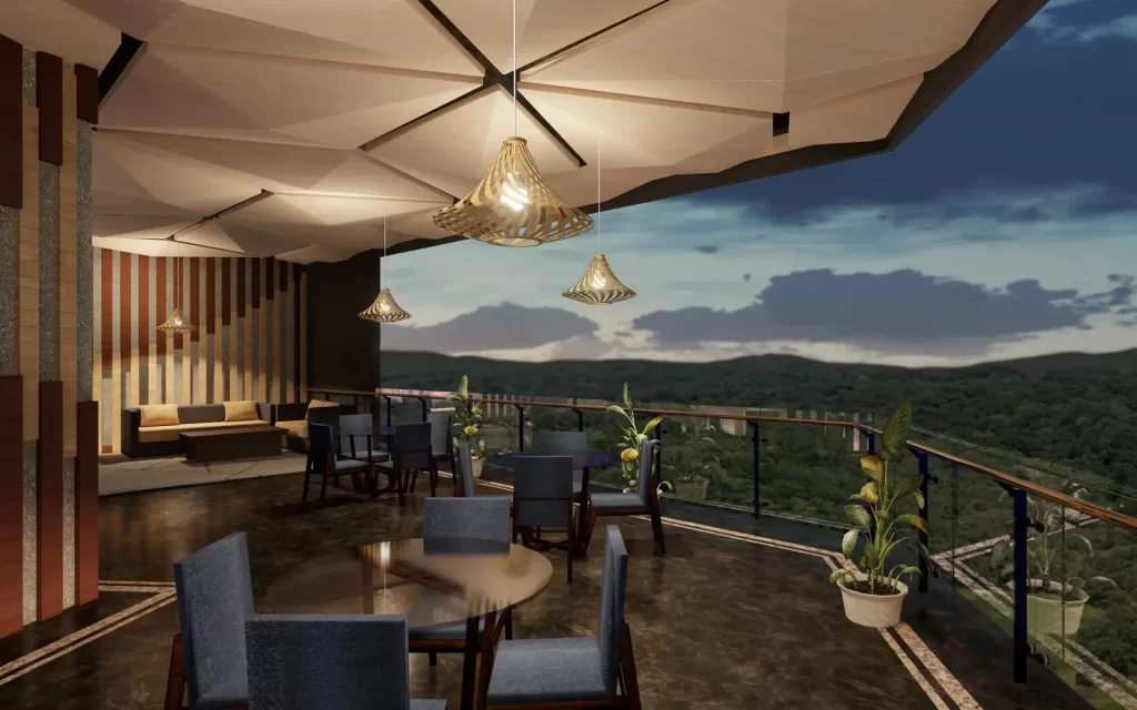 Viewing deck design for Anthurium project by Fulgar Architects