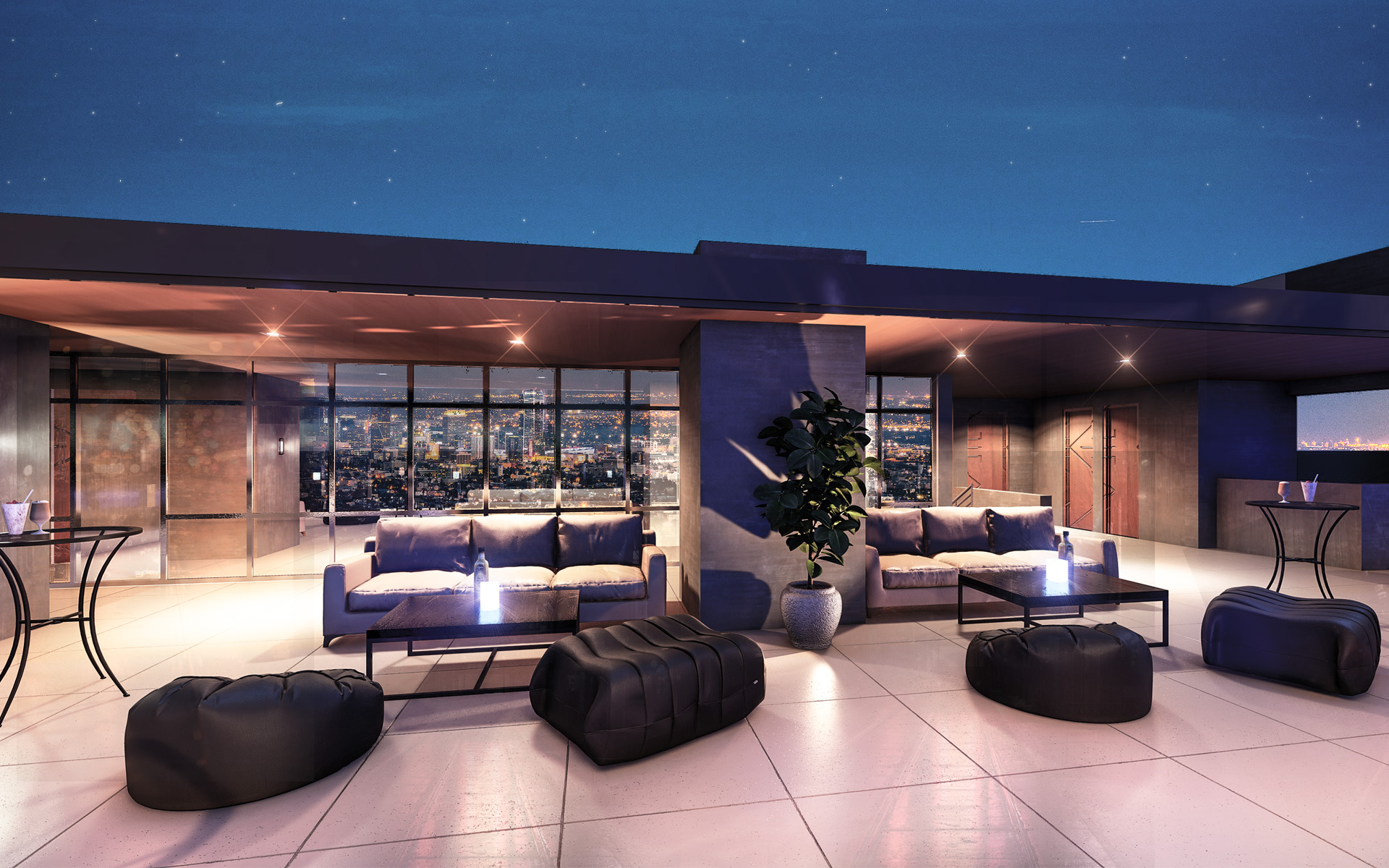 Perfect for lounging and getting fresh air at the open roof deck plan.