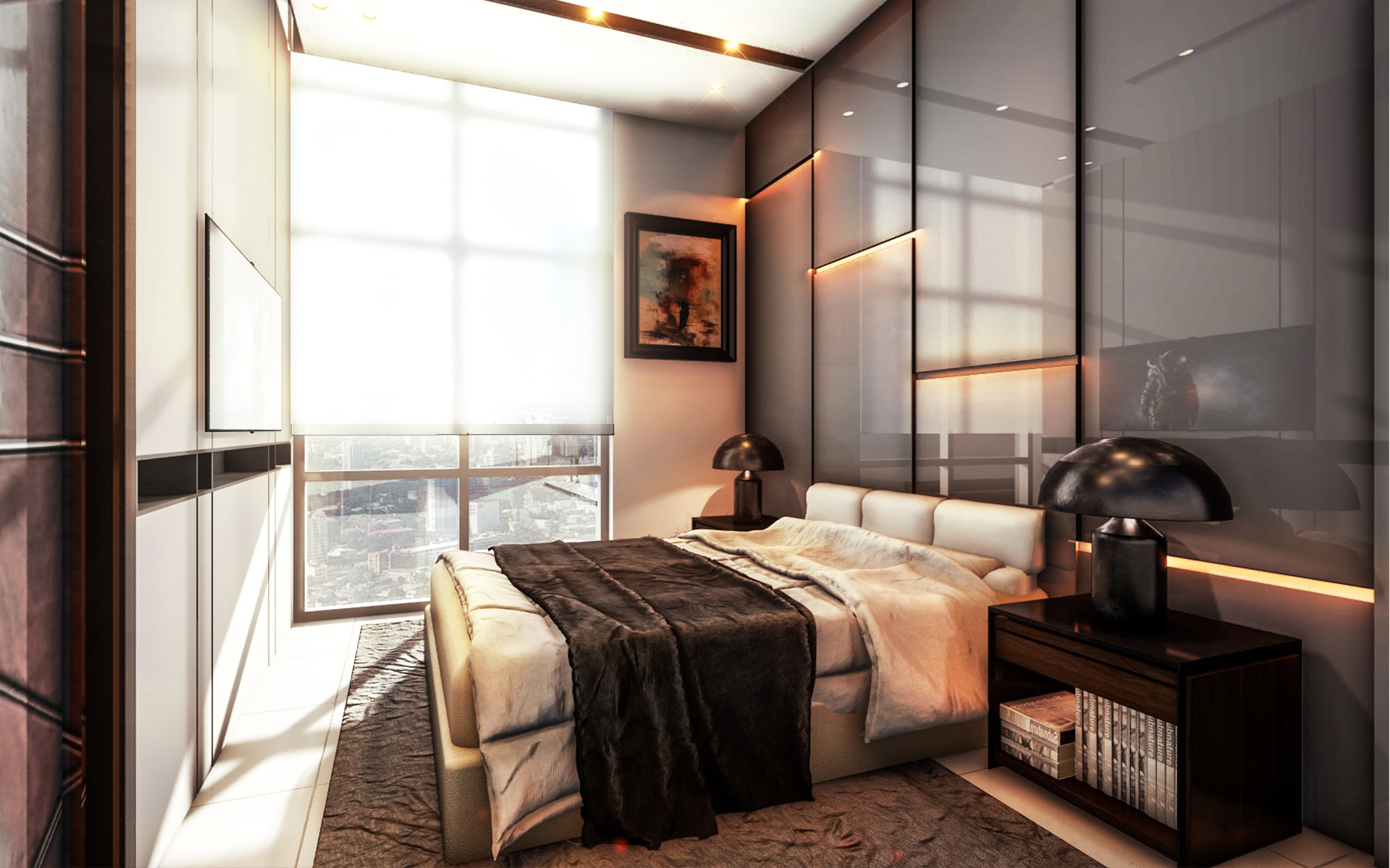 Quaint and intimate bedrooms perfect for young professionals