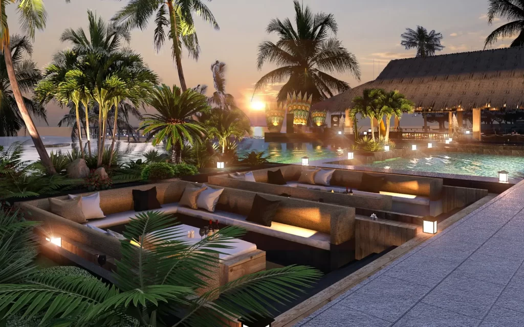 H Resort in Puerto Princesa Proposed Beach Bar and Pool Park