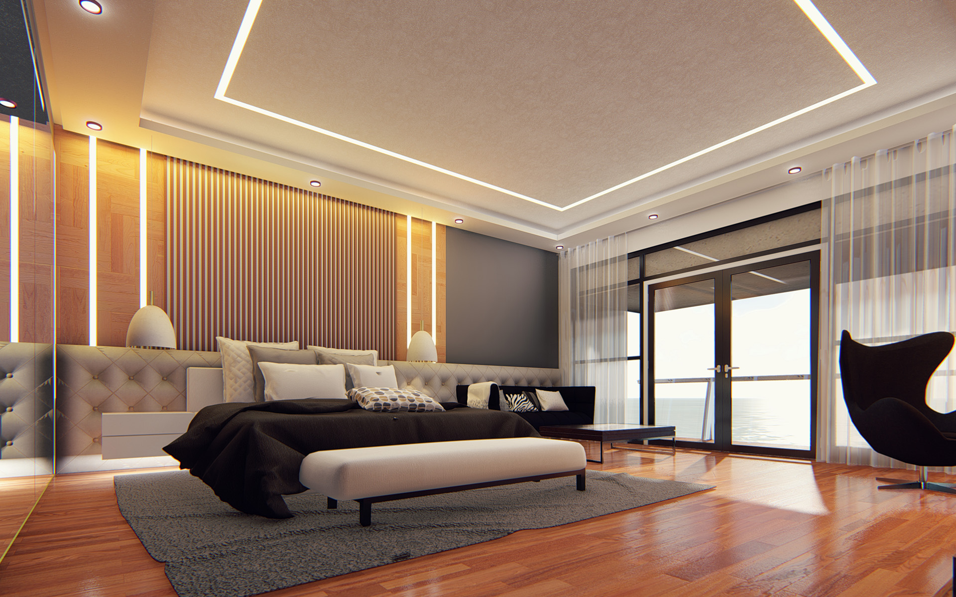 Proposed bedroom suite for the Hiribaco entertainment resort with Casino in Alaminos