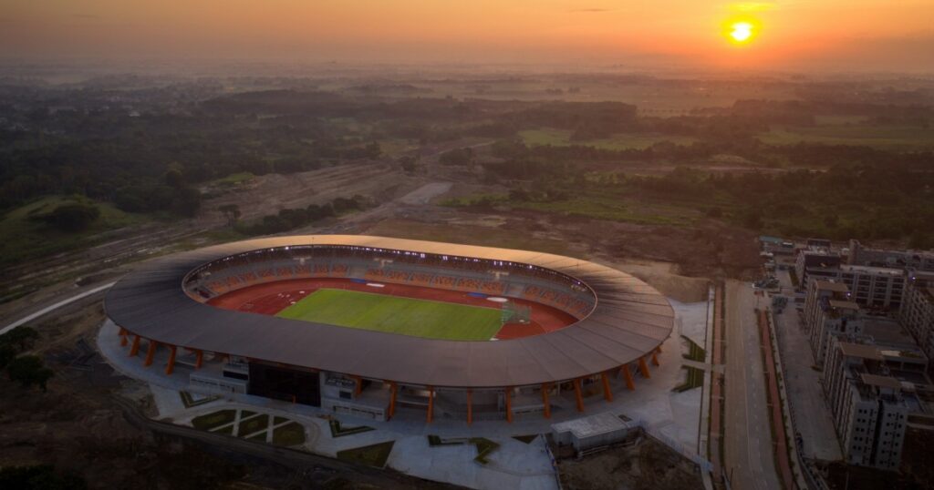 One of the contemporary landmarks in the Philippines, the New Clark City Athletics Stadium is the government's first major sports center built since the Rizal Memorial Sports Complex was completed in 1934.