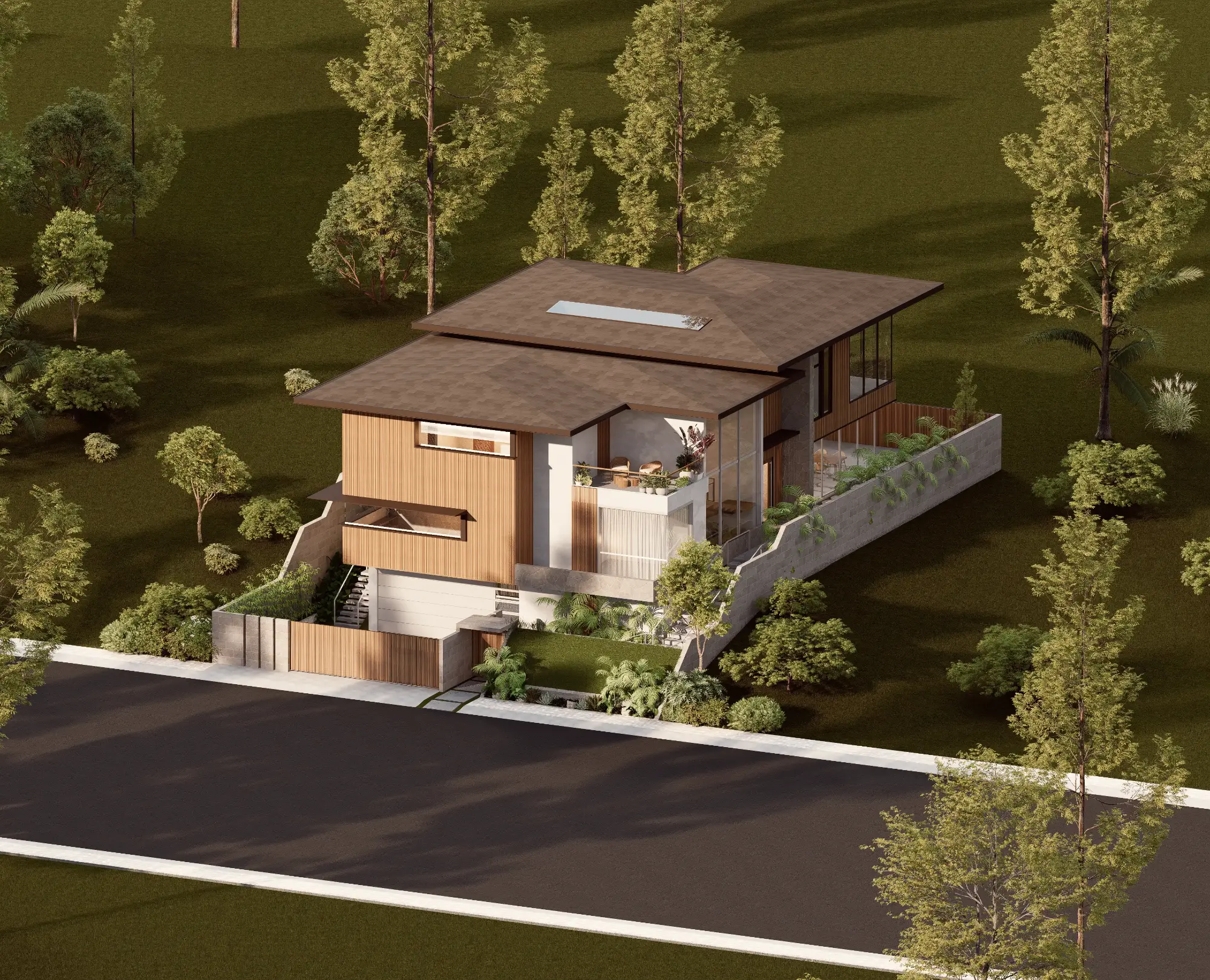 The Four Court House by Fulgar Architects