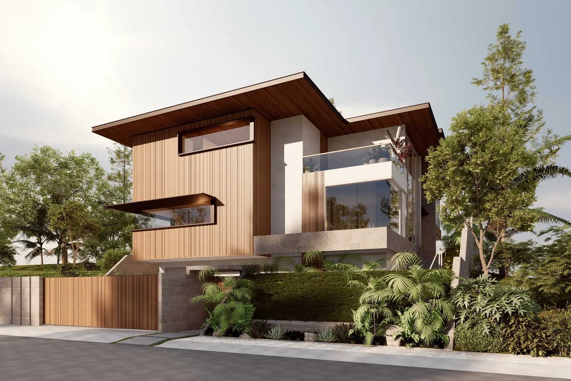 The Four Court House by Fulgar Architects