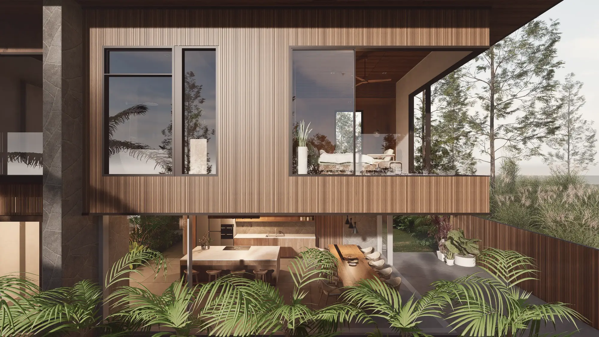 The Four Court House by Fulgar Architects