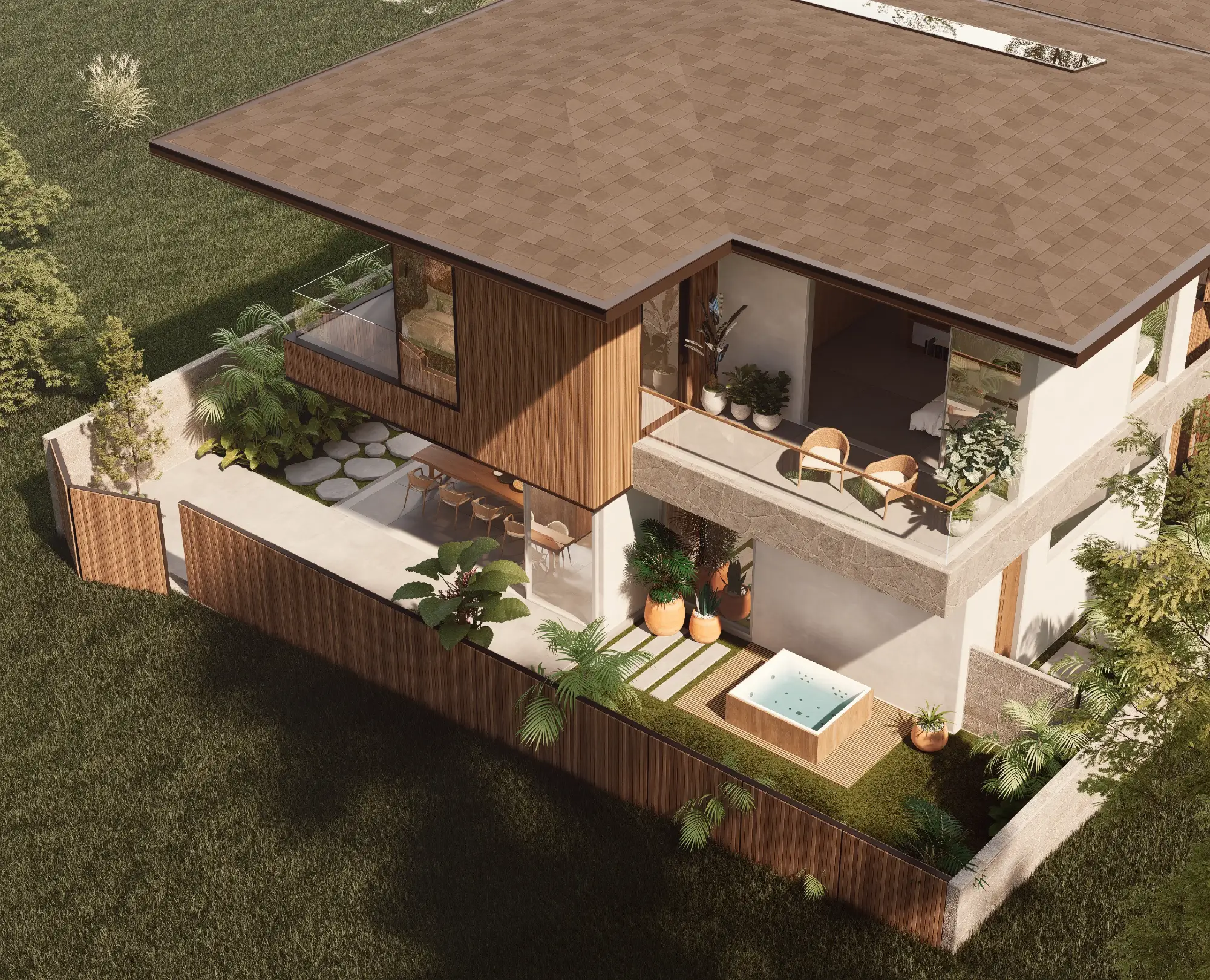 The Four Court House by Fulgar Architects