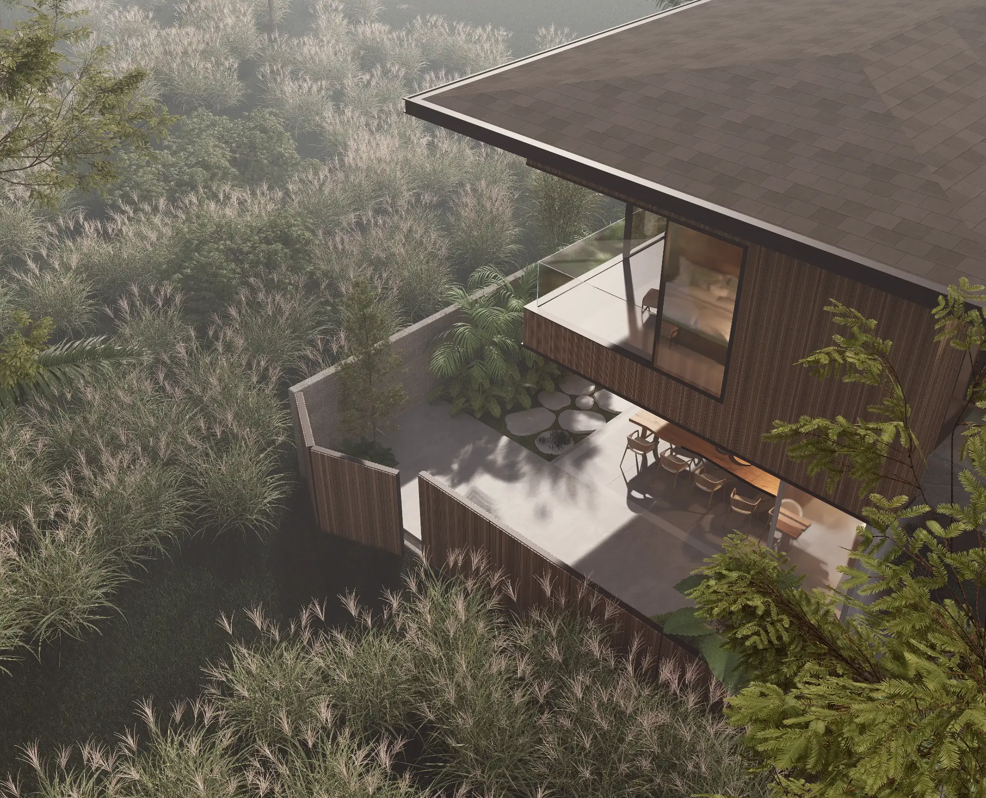 The Four Court House by Fulgar Architects