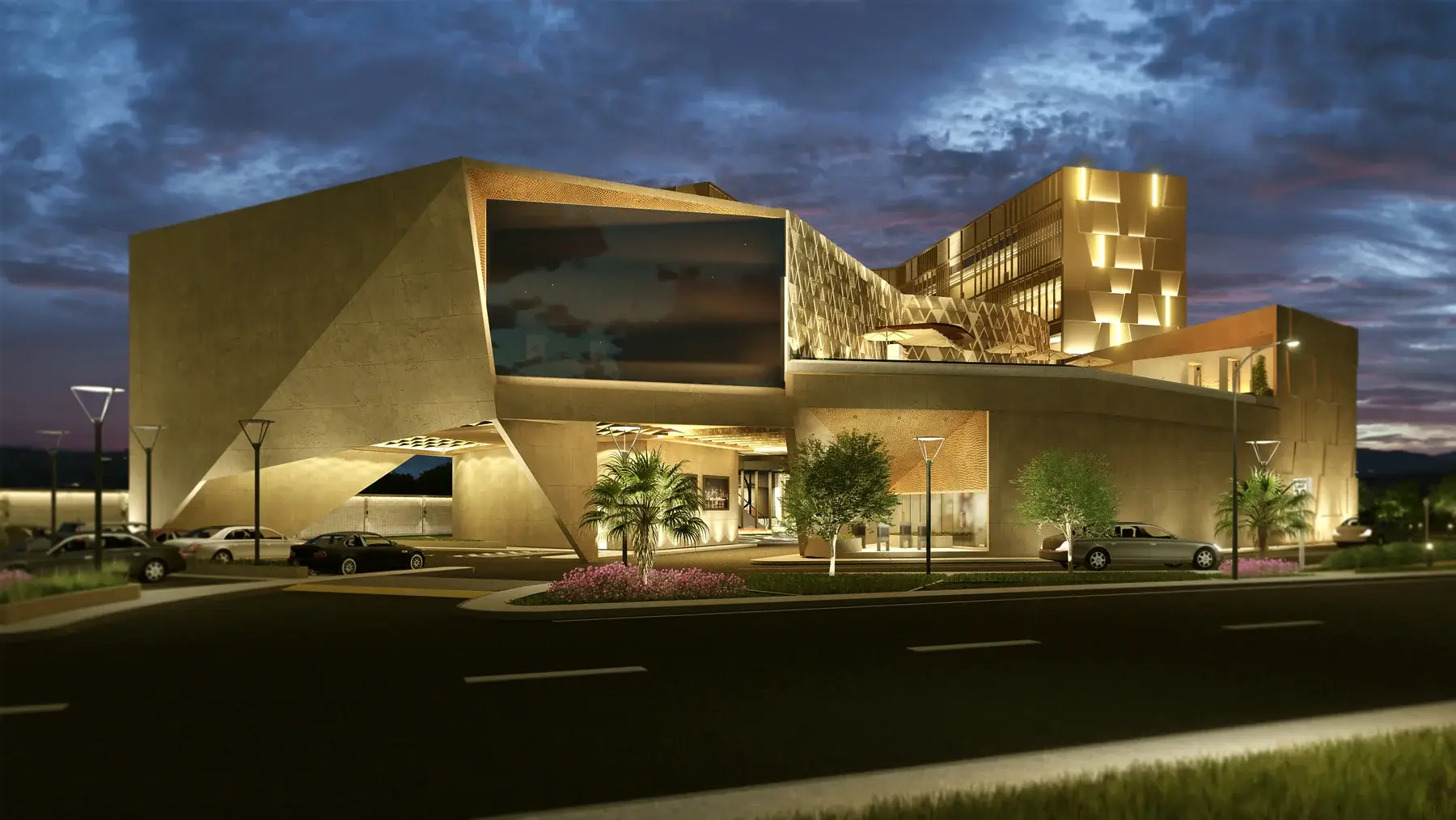 Anthurium Hotel Casino and Entertainment Resort by Fulgar Architects as Unique and Modern Architecture Design Philippines