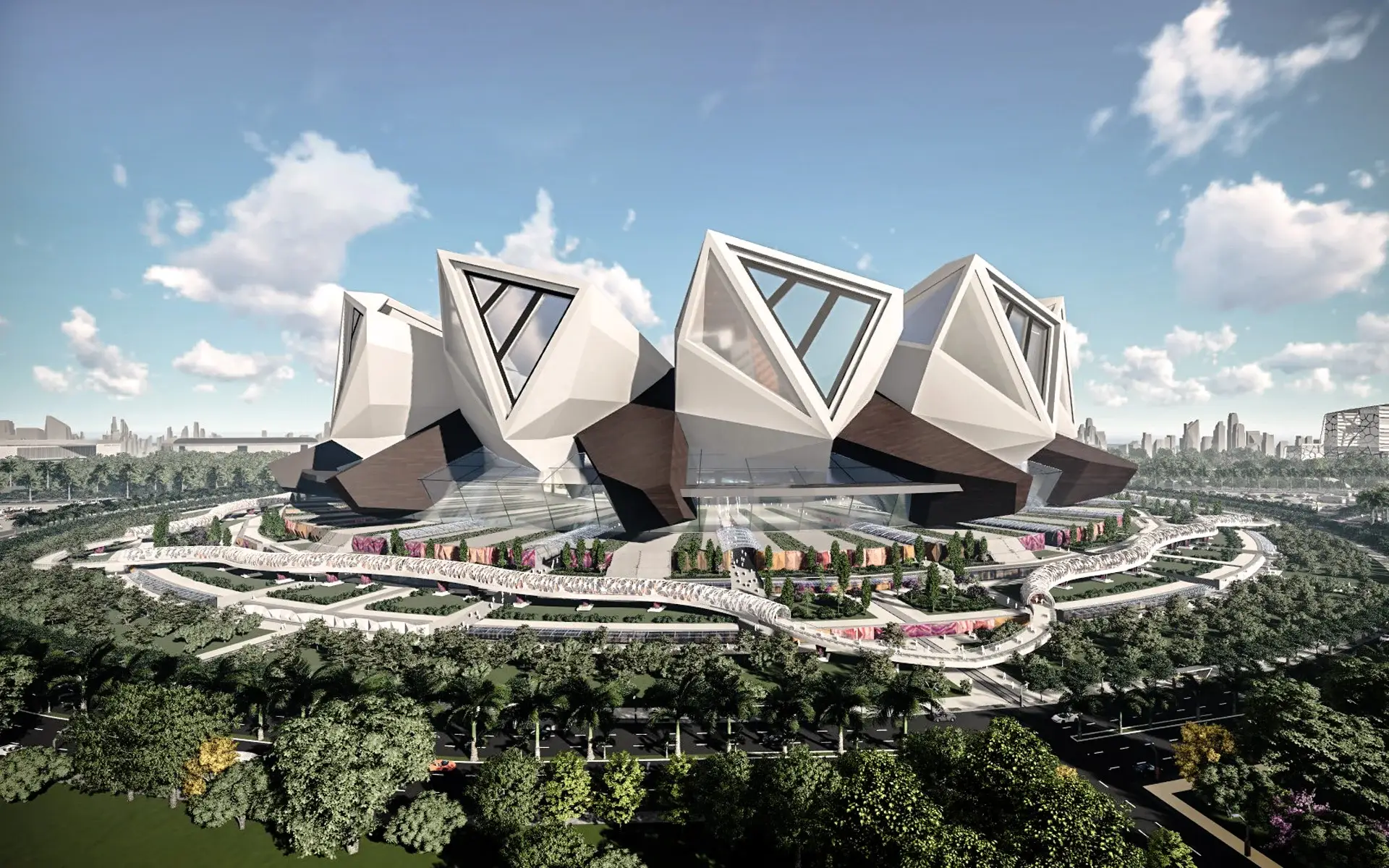 Parks and Activity Region featuring the Philippine International Sports Arena District