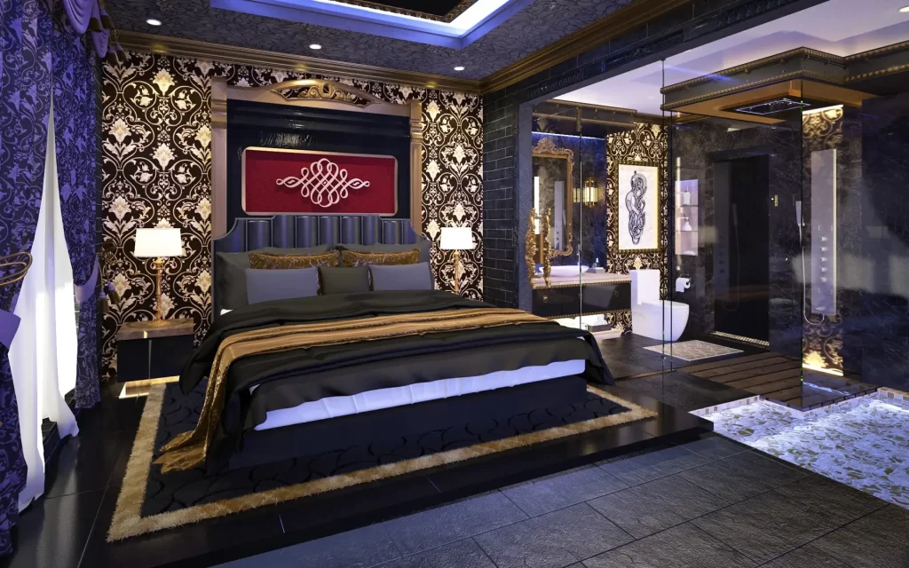 Best Hotel Design Concept in Angeles City, Philippines in a Fusion of Medieval and Modern Design Theme with Fantasy Themed Rooms and Indoor Sunken Baths.