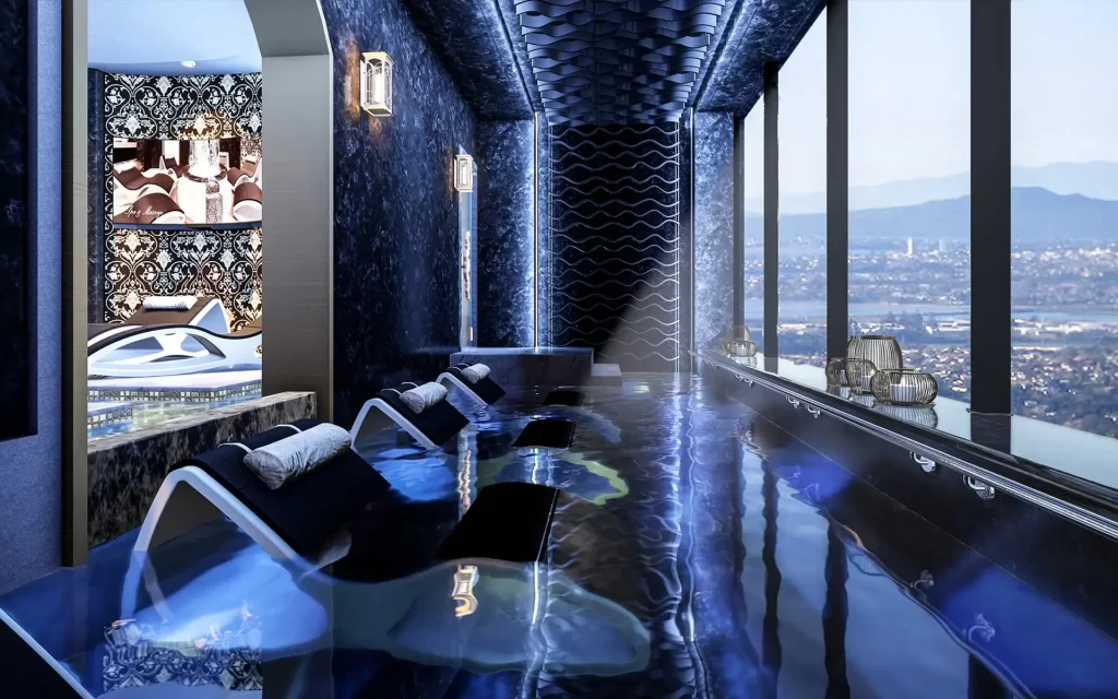 Best Hotel Design Concept in Angeles City, Philippines in a Fusion of Medieval and Modern Design Theme with Wet Spa, Health and Wellness Center