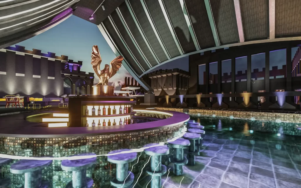 The Hydrotherapy Swimming Pool at Roof Deck at The Fortress Angeles City