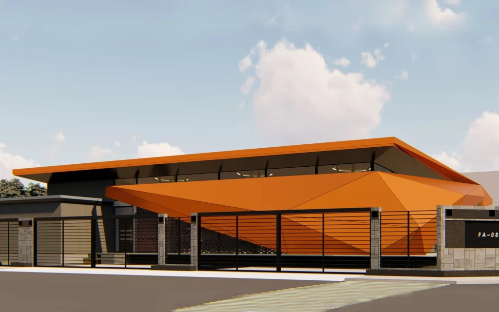 Unique house design in the Philippines called The Swan House by Best Meta-modern Fulgar Architect