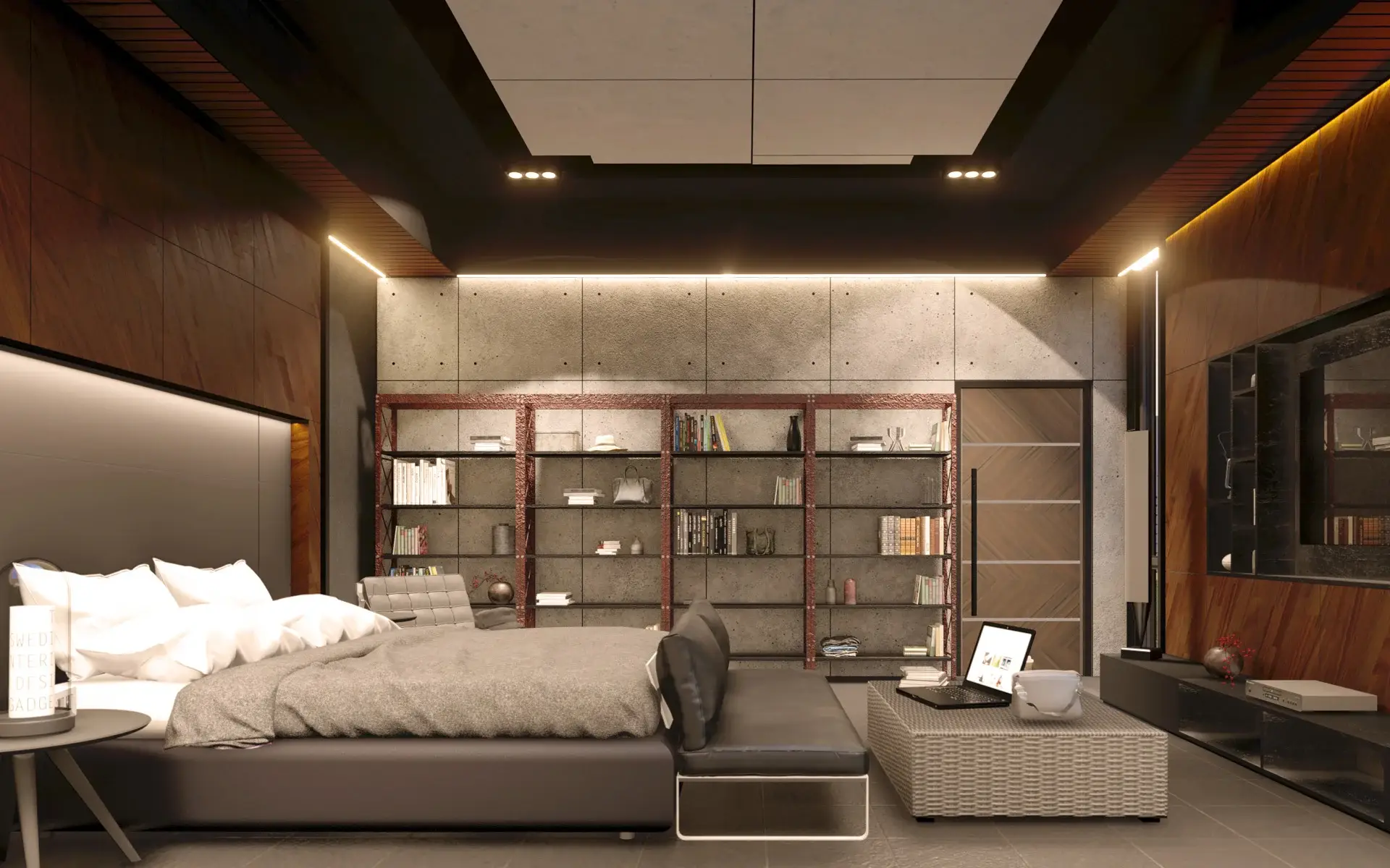 The Swan House in Quezon City by Fulgar Architects as Unique and Modern Residential Design Philippines Masters Bedroom