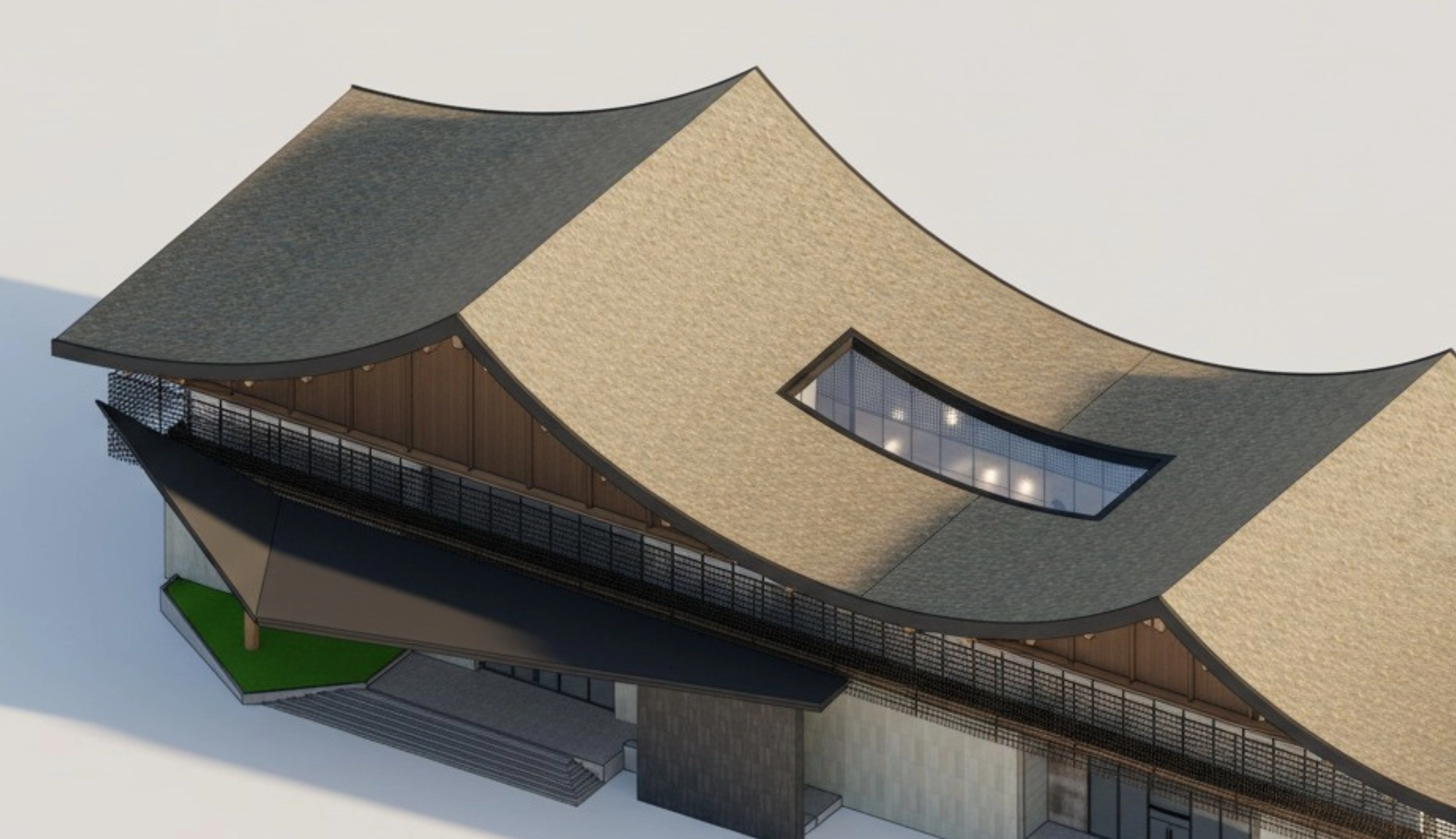 Crowning the Domain with Flowing Ridges