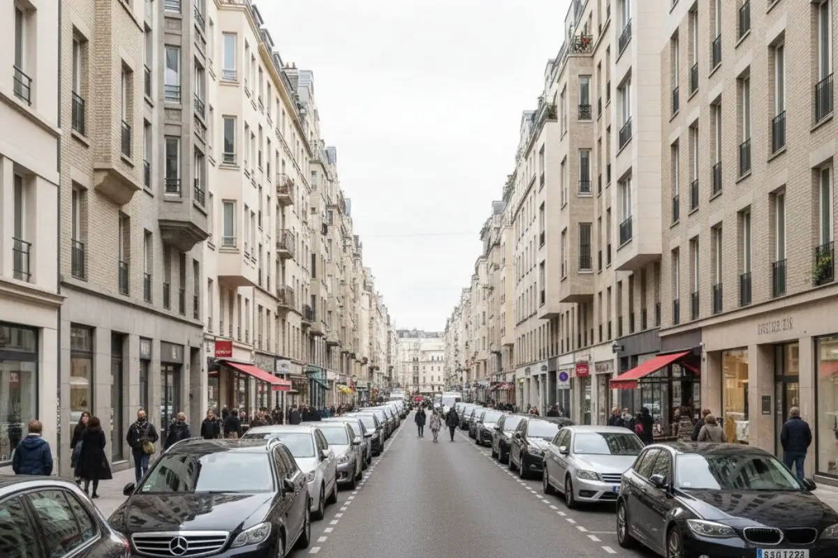 Aligned buildings along a city street illustrating the role of architecture in shaping urban form incrementally