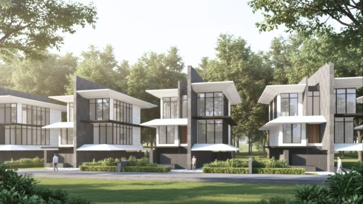 Tropical Asian Architecture in Modern Township Developments