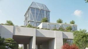 Contemporary institutional building with durable materials, clear structural expression, and integrated landscape design representing trustworthy building design in the Philippines.