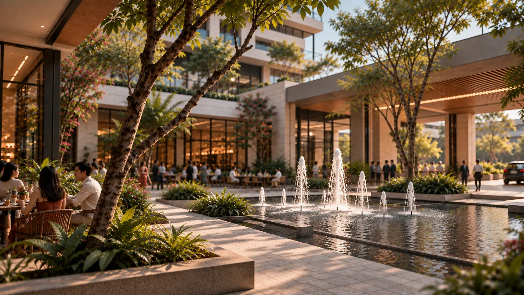 How Water Features in Architecture Guide Movement and Experience